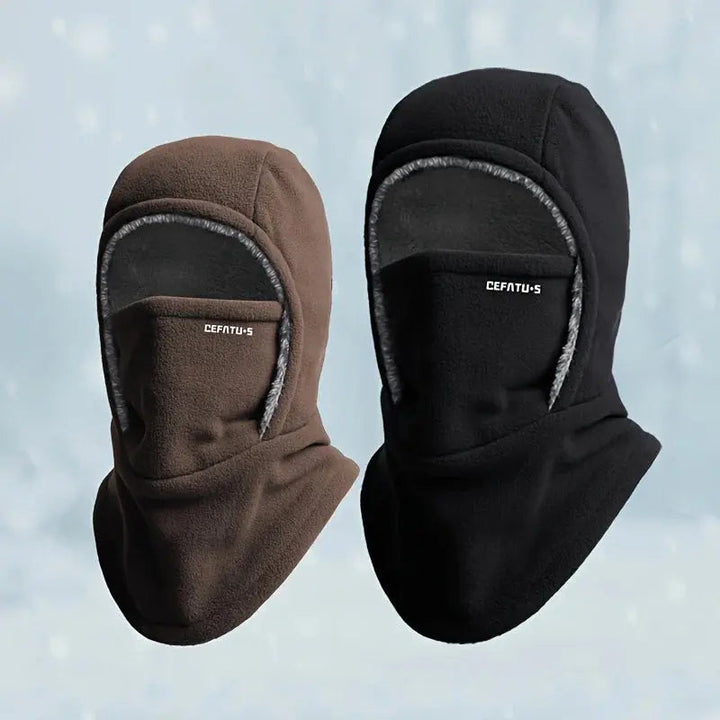 Thickened Fleece Balaclava Cycling Cap with Windproof Hooded Shape | Hood-Style Warmth for Outdoor Winter | Balaclavas