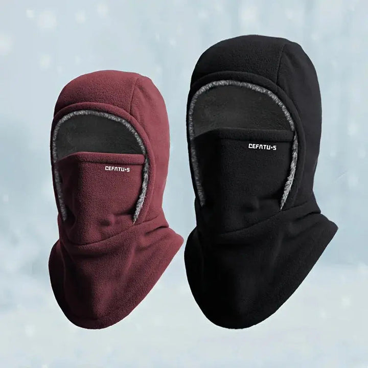 Thickened Fleece Balaclava Cycling Cap with Windproof Hooded Shape | Hood-Style Warmth for Outdoor Winter | Balaclavas
