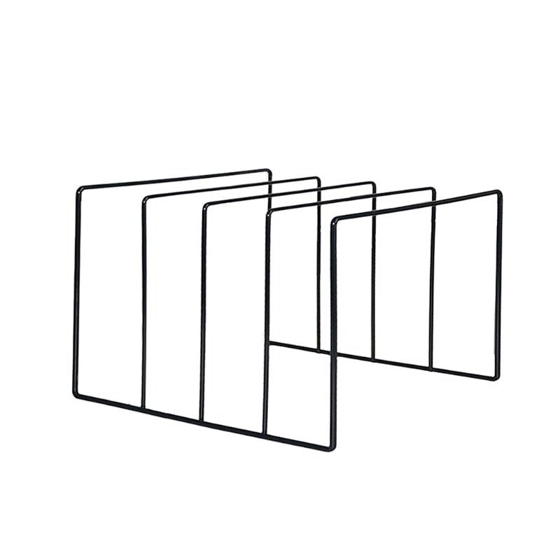 Wrought Iron Triangle Shelf for Books, Magazines and Vinyl Records | Metal Triangle Shelf for Books and LPs | Home Storage