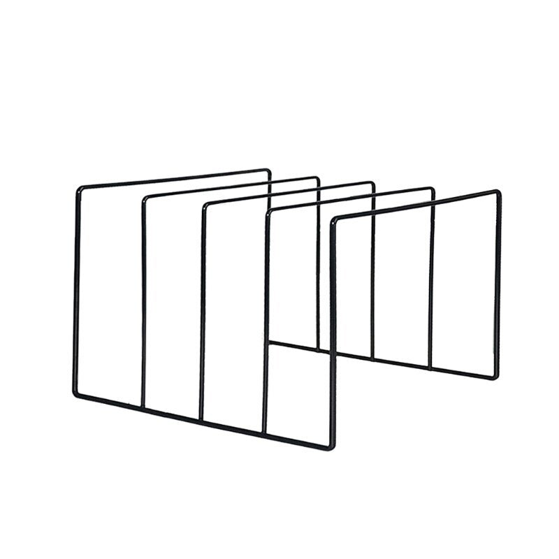 Wrought Iron Triangle Shelf for Books, Magazines and Vinyl Records | Metal Triangle Shelf for Books and LPs | Home Storage