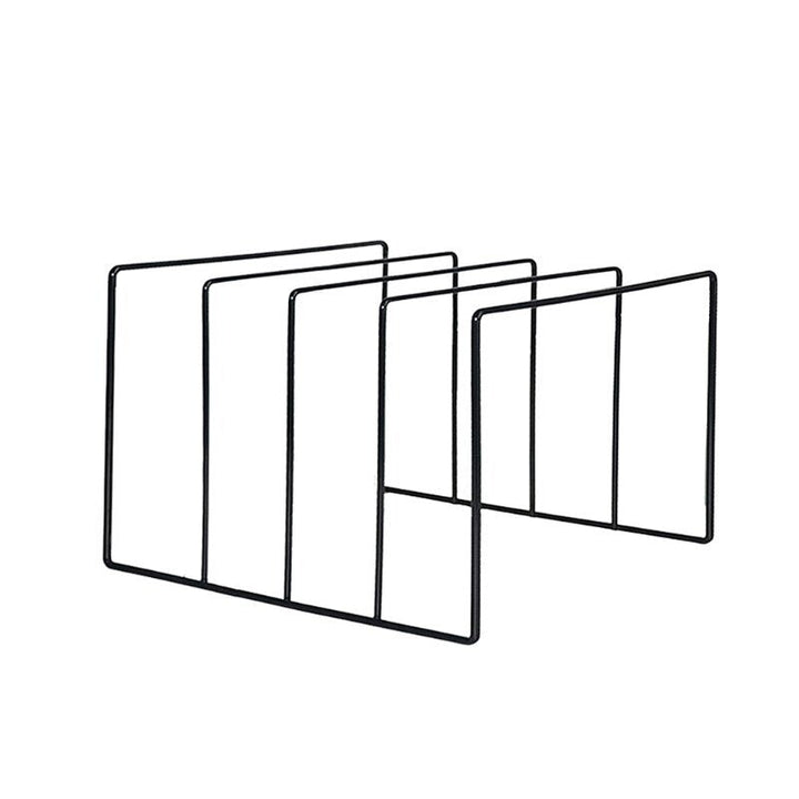 Wrought Iron Triangle Shelf for Books, Magazines and Vinyl Records | Metal Triangle Shelf for Books and LPs | Home Storage